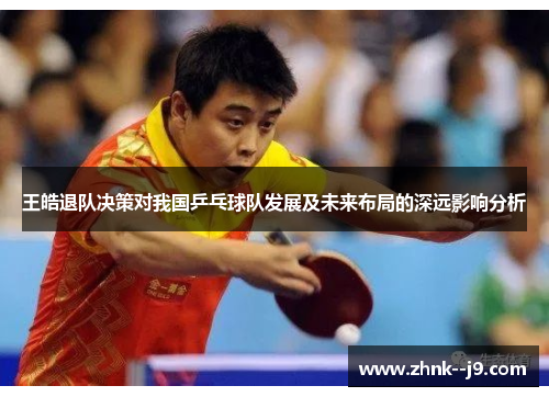 王皓退队决策对我国乒乓球队发展及未来布局的深远影响分析