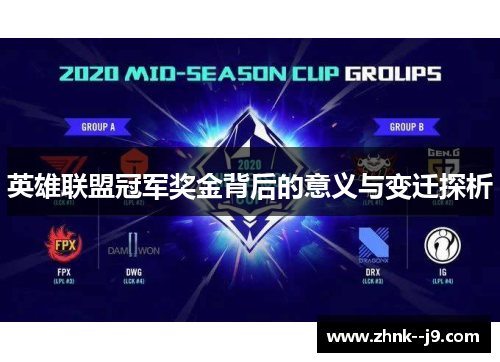 英雄联盟冠军奖金背后的意义与变迁探析 英雄联盟冠军奖金背后的意义与变迁探析